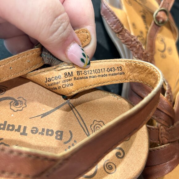 Bare Traps Brown Sandals Size 8 - Picture 3 of 6